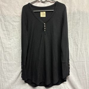 Chaser Black Long Sleeve Oversized